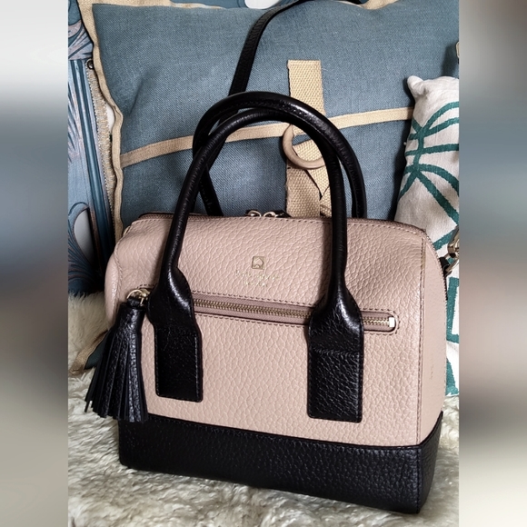 Kate Spade beige messenger shoulder bag with handle - Picture 1 of 5